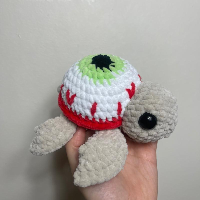 Eye turtle plushie