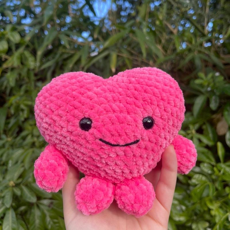Heart Plushie - Soft and Cuddly Stuffed Toy for Kids