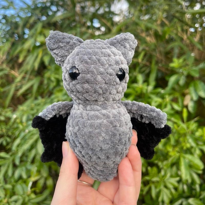 Crochet Bat Plushie - Handmade Soft Toy for Kids stuffed animals