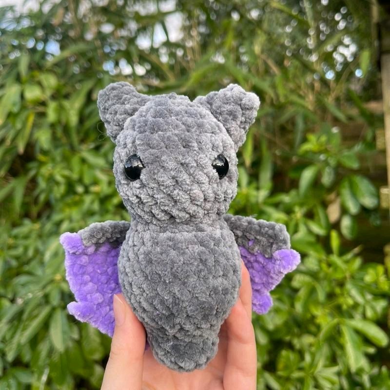 Crochet Bat Plushie - Handmade Soft Toy for Kids stuffed animals