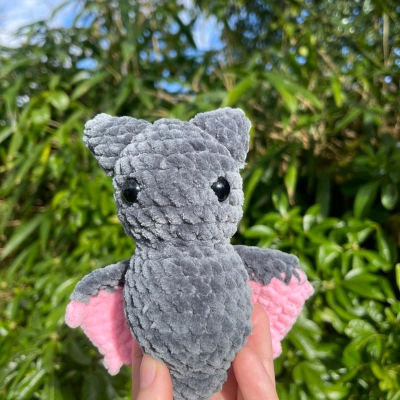 Crochet Bat Plushie - Handmade Soft Toy for Kids stuffed animals