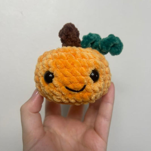 Pumpkin crochet plushie