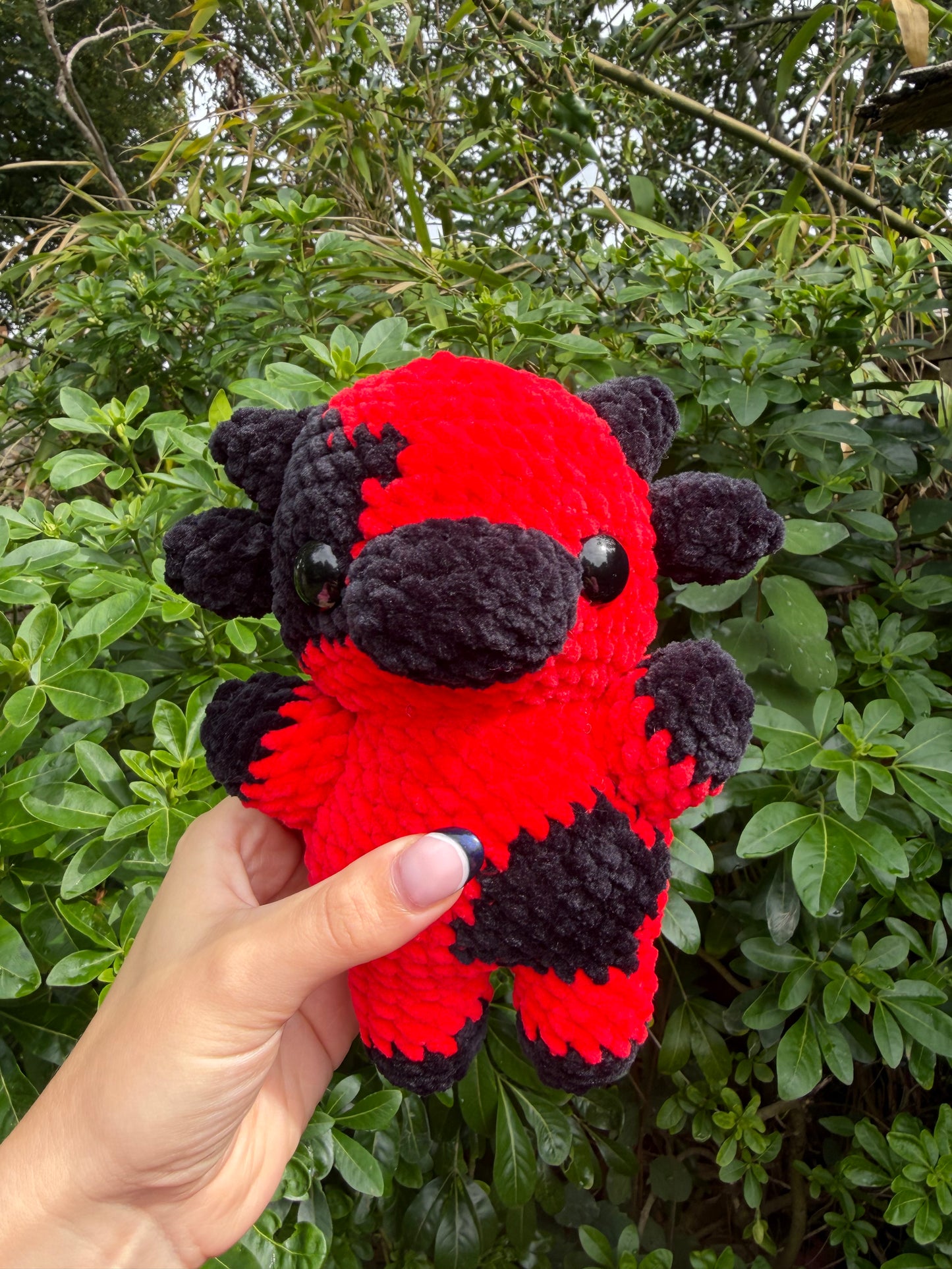 Halloween Crochet Cow