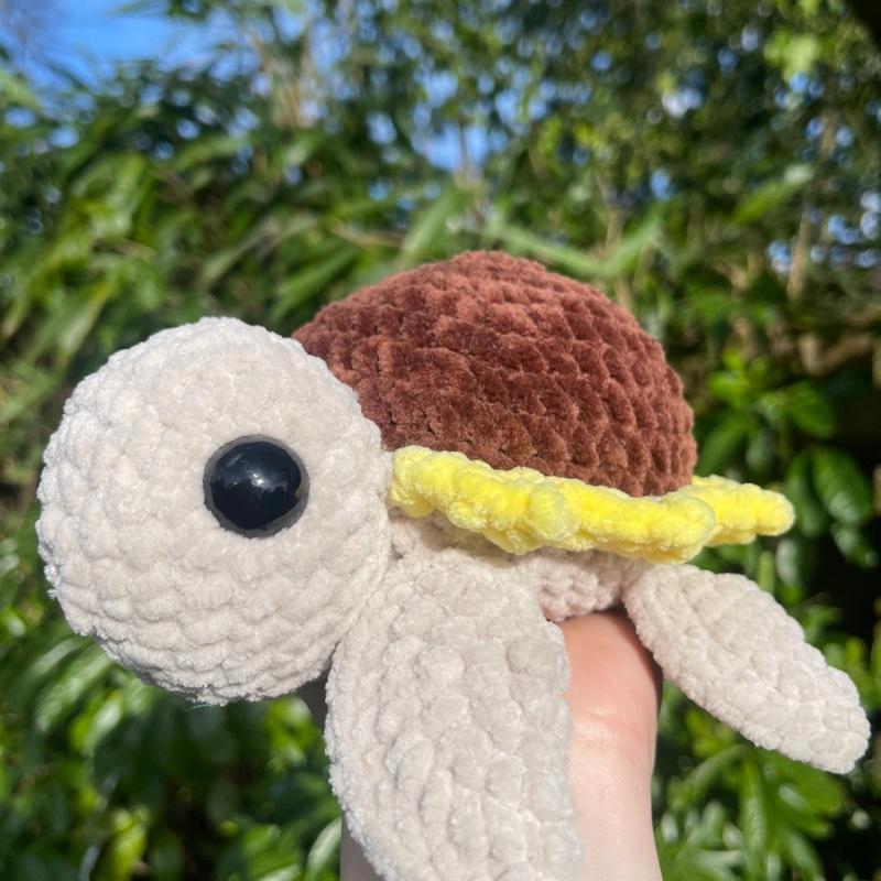 Sunflower Turtle Plushie