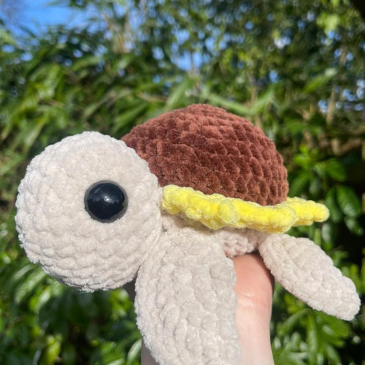 Sunflower Turtle Plushie