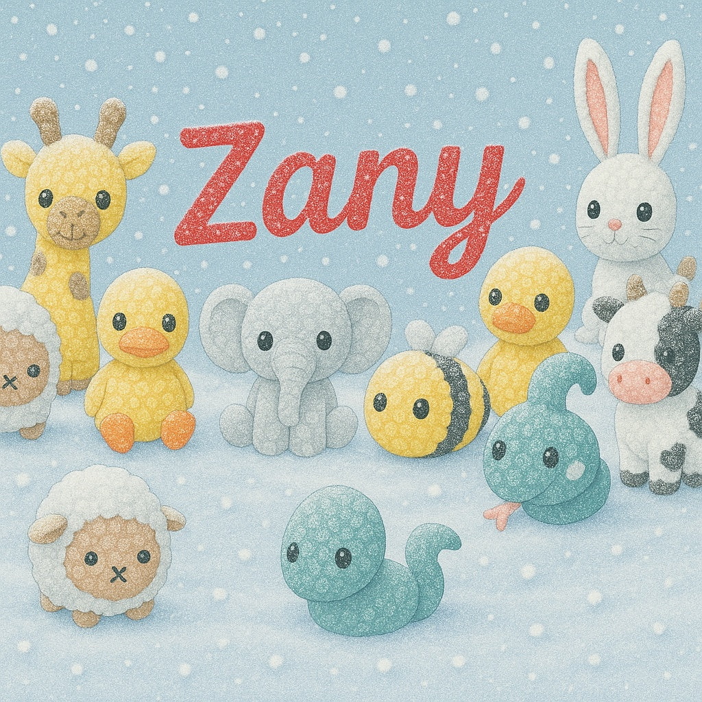 Zany Crochet Plush Banner