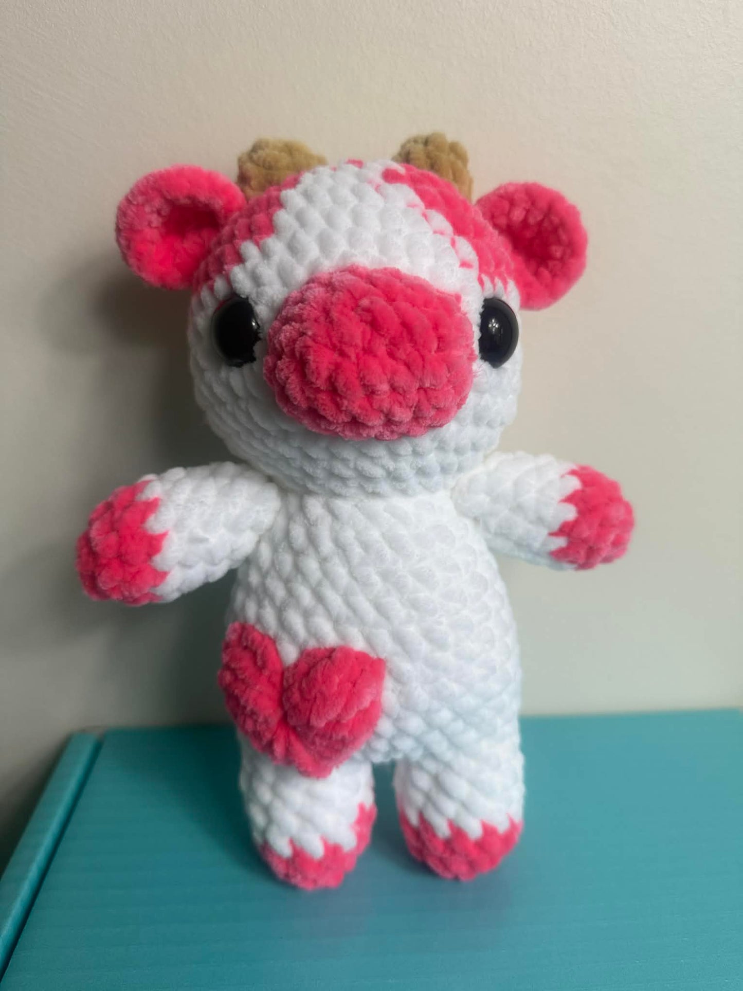 Heart Cow Plushie