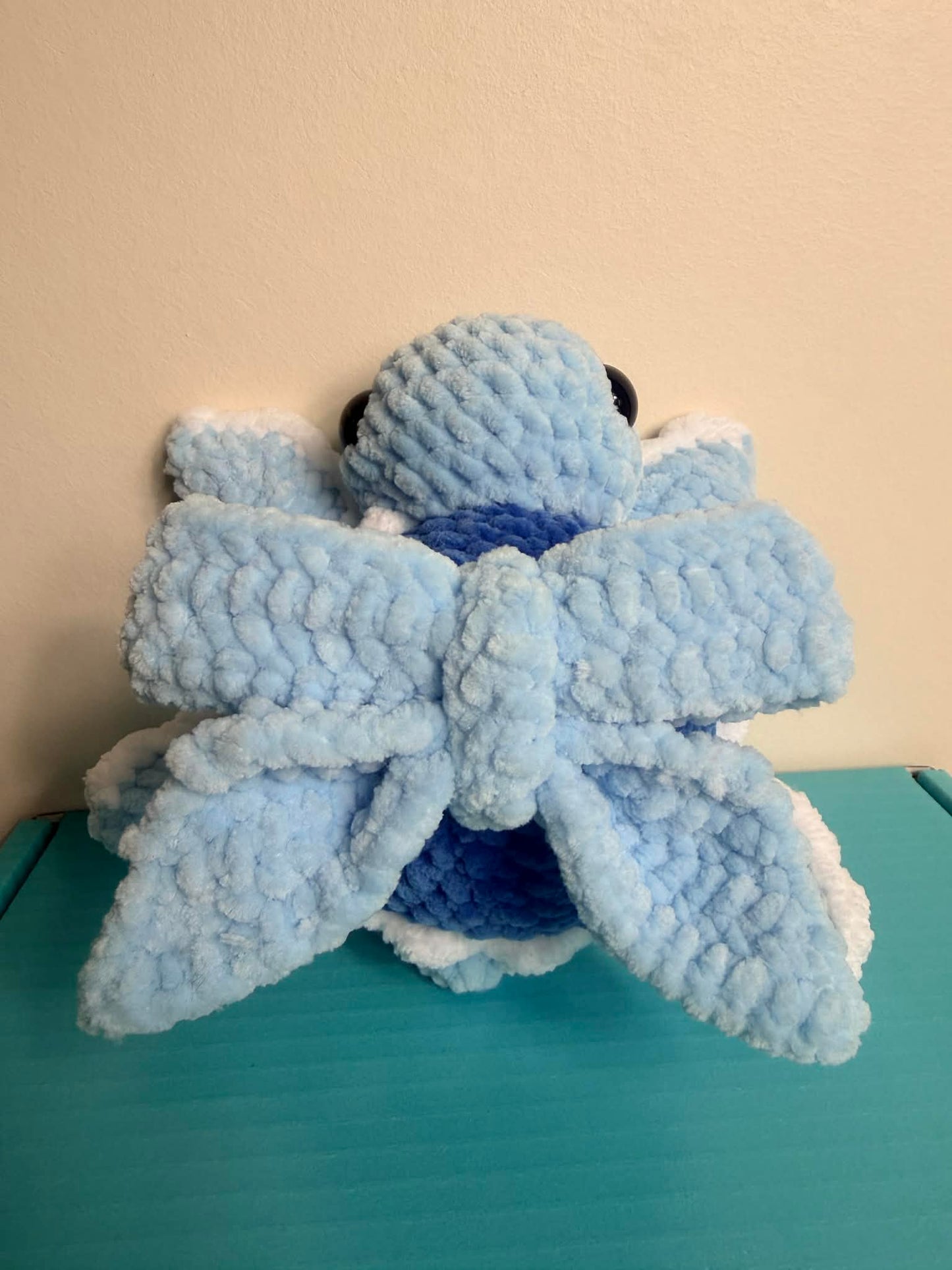 Bow Turtle Plushie - Soft and Cuddly Stuffed Toy for Kids