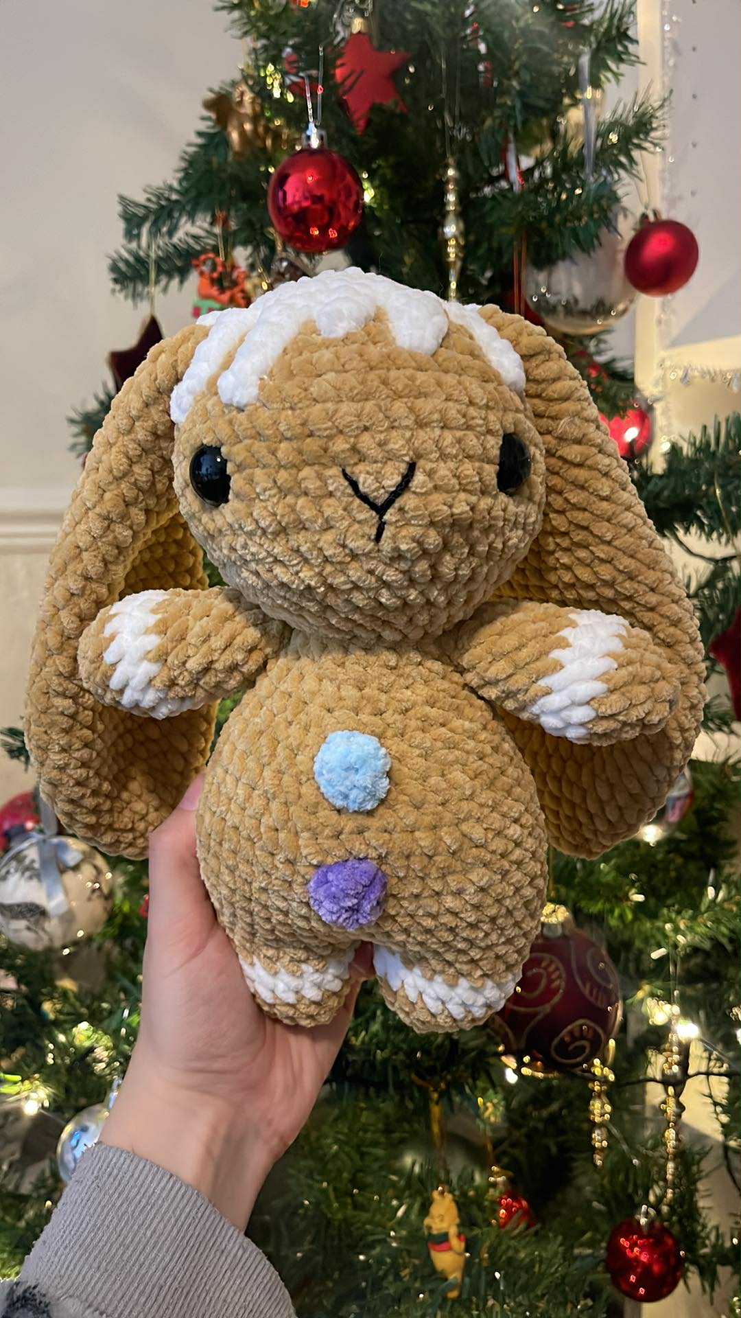 Crocheted Festive Bunny