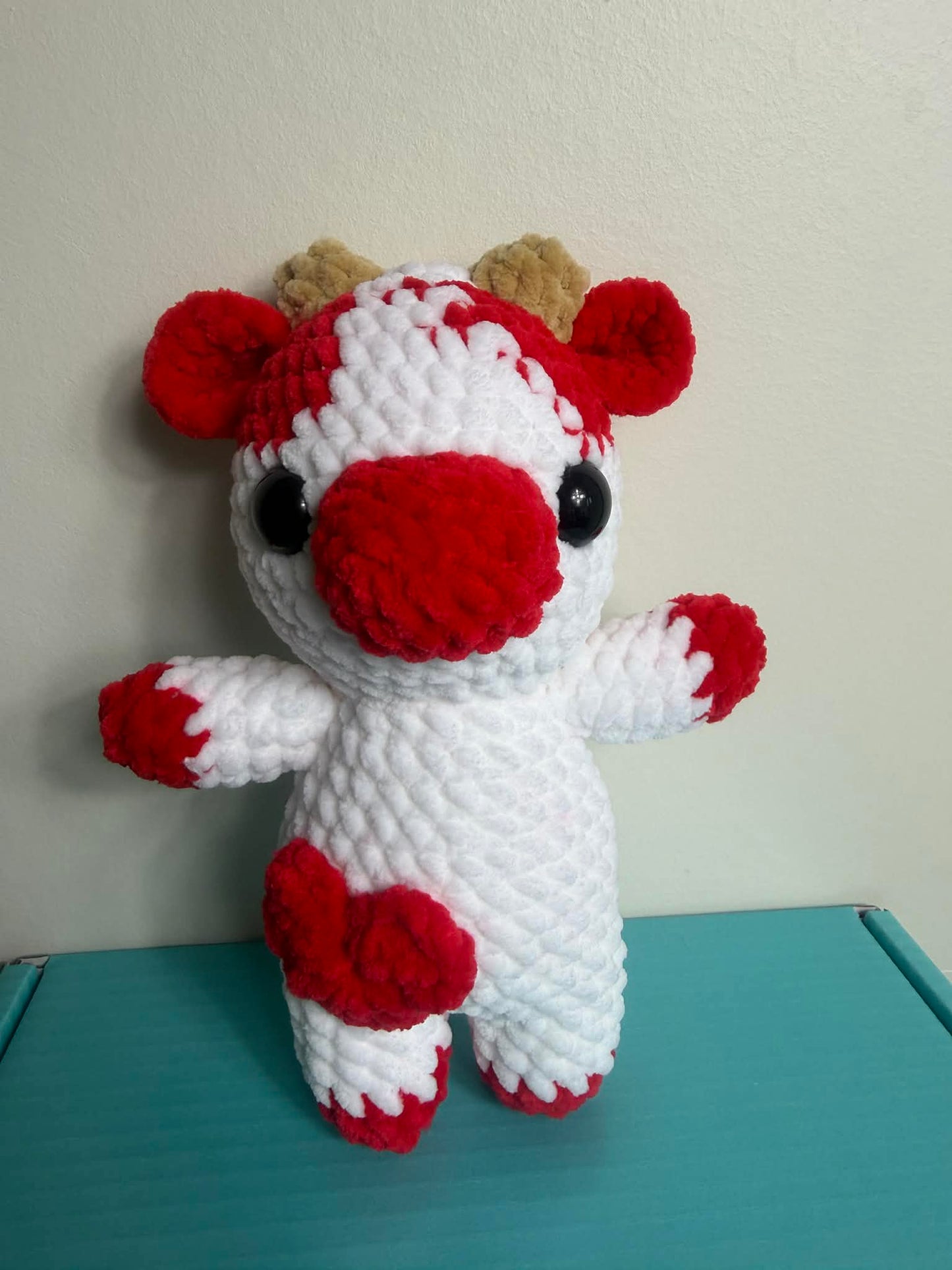 Heart Cow Plushie
