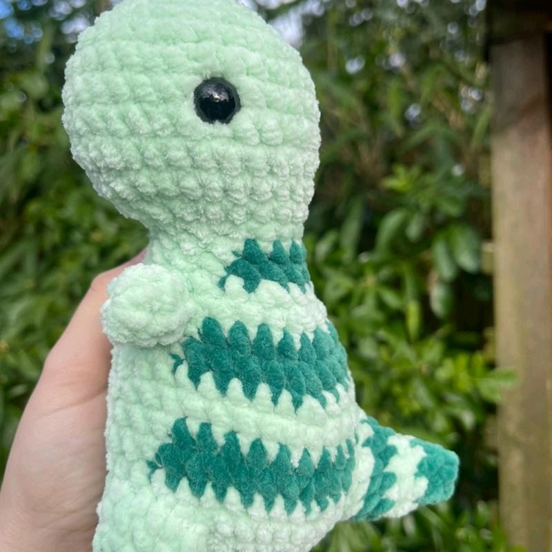 Striped Dino Plushie