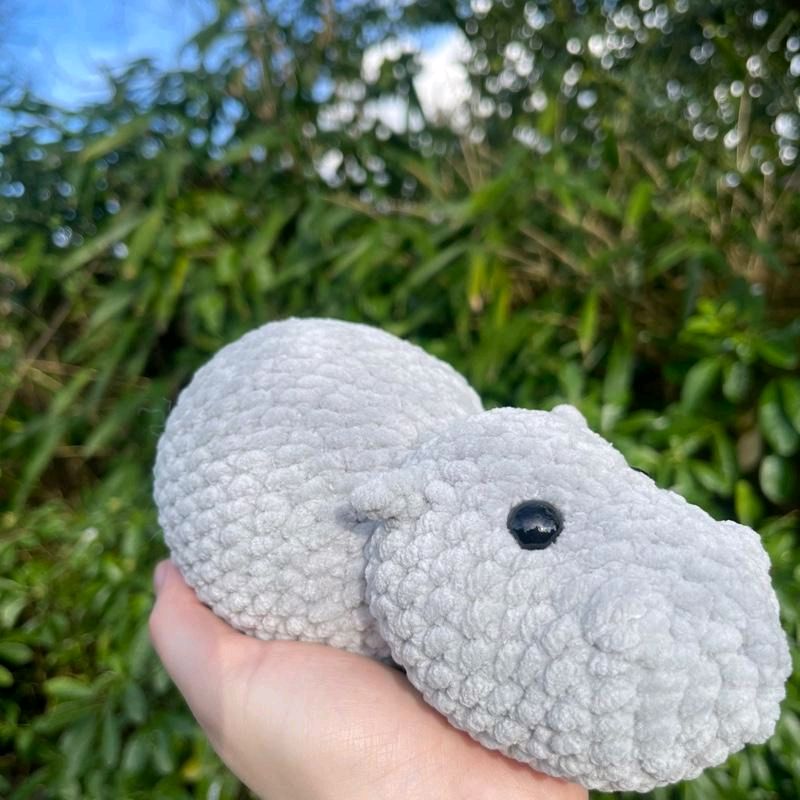 Mini Hippo Plushie